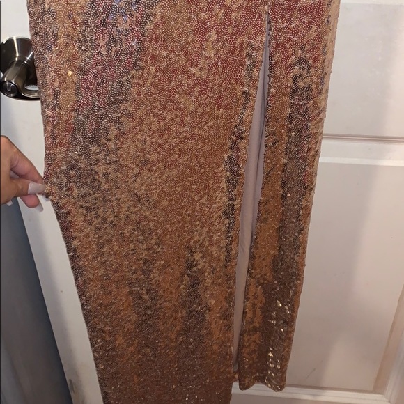 Sequence prom dress - Picture 2 of 4